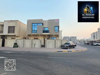 Villa for sale in a location near the mosque, including air conditioning, electricity, and water - very spacious interior layouts