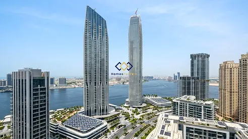 HIGH FLOOR | Open Sea & Downtown View | Furnished