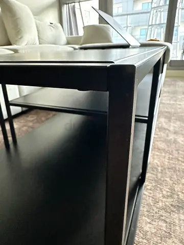 West Elm Coffee Table - Metal Modern Rectangular Design