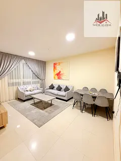 Sharjah, Al Majaz 3, near Safiya Park. One bedroom, living room, kitchen, two bathrooms, and balcony
