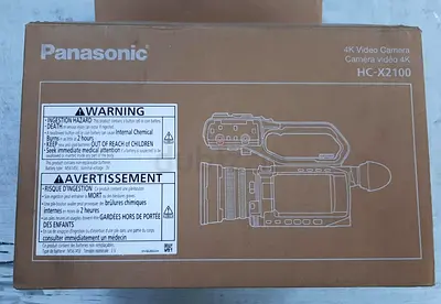 PANASONIC 4K CAMCORDER WITH 24X ZOOM (HC-X1600) CAMCORDER BLACK