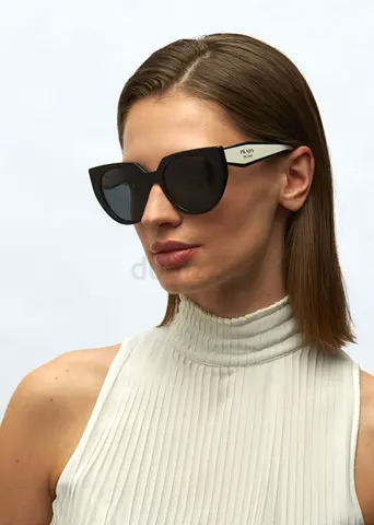 PRADA SUNGLASSES - PR 14WS in Black  White