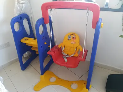 Kids Indoor Swing and Slide Playset - Good Condition