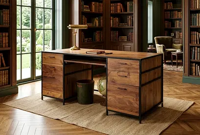 Knox Executive Desk crate barrel