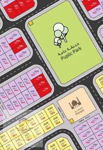 A great opportunity to own a residential plot in Basateen Al Balida with no commission and registration fees included, offering comfortable installmen