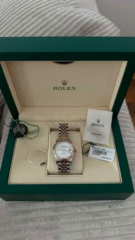 Rolex Datejust 31 Everose Gold Steel | MOP Diamond Dial | 2024 | Full Set