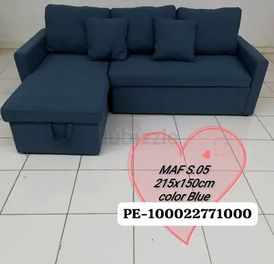 Brand New L shape sofa Bed with storage available