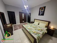 Apartment for Rent in Ajman – Al Nakheel Fully furnished 1 bedroom + living room apartment with a 