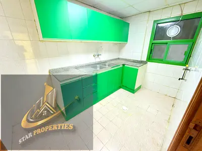 NO DEPOSIT SPECIOUS NICE ONE BHK CENTRALISED AC AND GAS WITH BALCONY FAMILY BUILDING JUST 31K AL QA