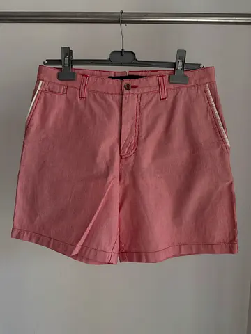 Pre-loved Pink High-Waist Cotton Shorts - Size Unknown
