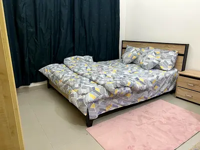 Furnished Private Room with Attached Bathroom | Warsan 4 | No Commission