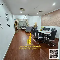 Second tenant, furnished two-bedroom apartment for monthly rent in Ajman, Al Rashidiya 2 area - near