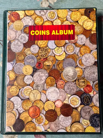 World 200 countries coin with album