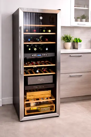 Free delivery Hoover 72 beverage bottle capacity Wine Cooler Dual Zone