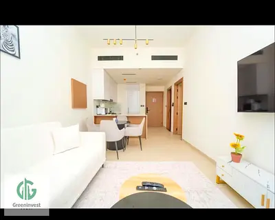 Furnished 1BR Apartment | Pool & Skyline View | Binghatti Onyx JVC