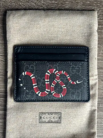 Gucci ‘Snake’ Cardholder (Black)