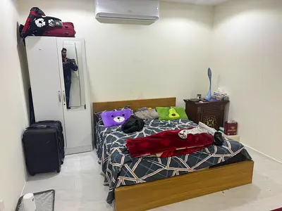 Fully Furnished Big Master Room is available Including DEWA WiFi Coocking Gas and Covered Parking