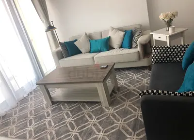 Large Modern Geometric Rug