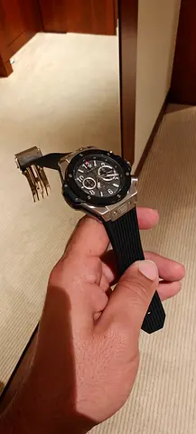 Men watch