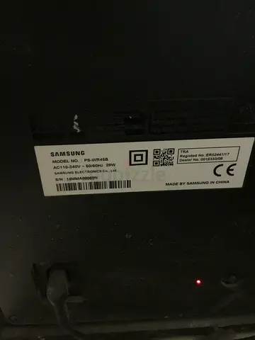 Samsung Speaker PS-WR45B - barely used, powers on