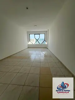 Two bedrooms and a living room for rent in Al Majaz 2, with two bathrooms, central air conditioning