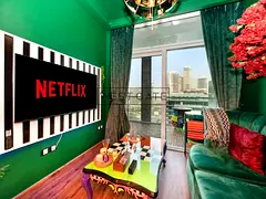 High-Floor 1BR | Burj & Canal Views | Furnished Apartment