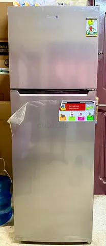 Silver Top-Freezer Refrigerator - Good Working Condition