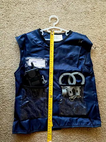 Police Officer Costume Set (Ages 3-5) – Brand New!