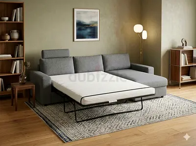 Ikea vimle L shape sofa bed with mattress