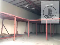 Warehouse for rent in Umm Al Quwain, 2500 sq ft with mezzanine, price AED 120,000 per year