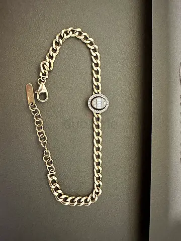 18K Rose Gold, Brilliant and Baguette Diamonds