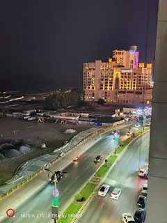 📍 Ajman – Tulip 🌊 Direct Sea View ✨ 1 Bedroom Hall for Monthly Rent