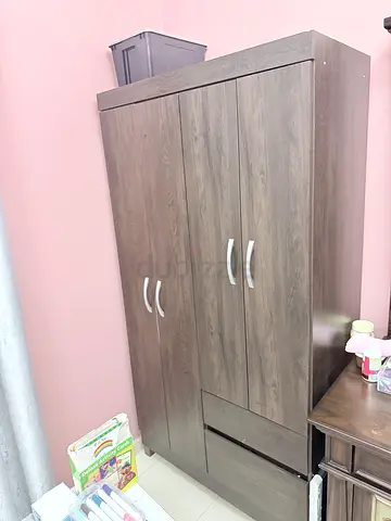 Wooden Wardrobe / Armoire - 3 Door, Good Condition