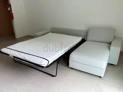 Ikea vimle L shape sofa bed with mattress