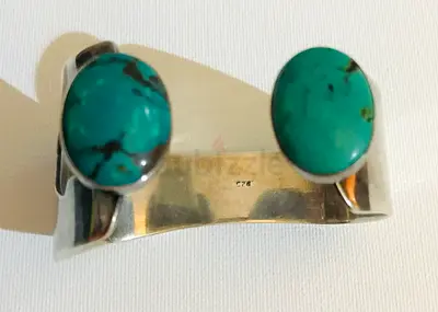 Vintage bracelet pure Silver 925 probe with turquoise stone
