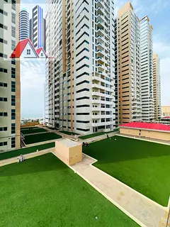 hot deal 1bhk for sale ajman one tower with parking.