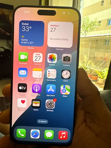 Apple iPhone 15 Pro Max - Hardly used , 1 TB , US VERSION , E sim . Aed 2500.