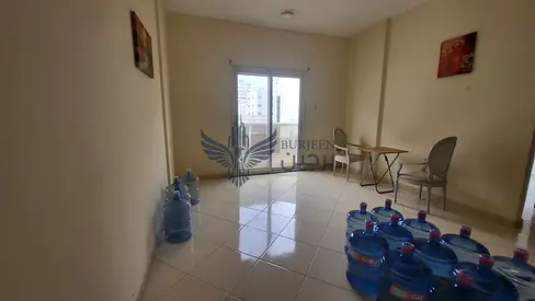 🏠 1 Bedroom Hall Apartment well-designed with balcony full family building for Rent in Al Nabba