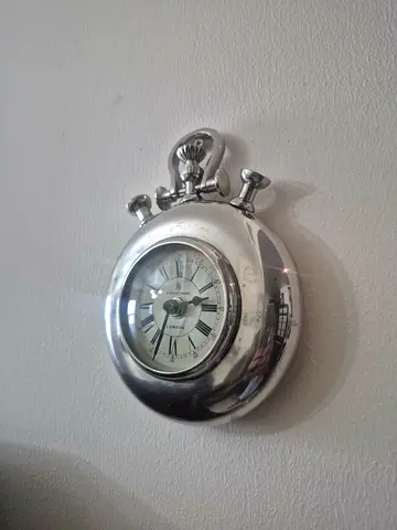 Crome Marina Small Wall Clock