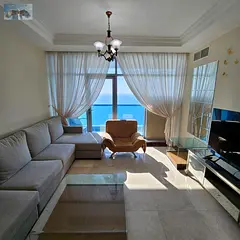 Direct Corniche / 3 Bedrooms / Duplex / New Furnishings / Sea View / Equipped with all household app