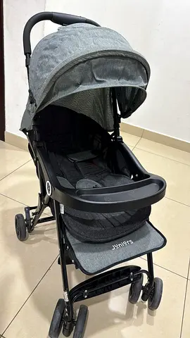 Lightweight Grey Travel Stroller - Compact Fold