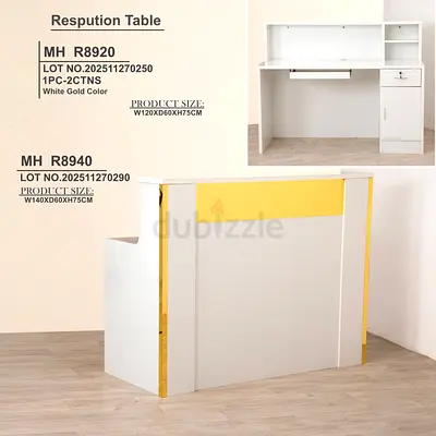 White Reception/Counter New For Sale