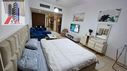 hot deal studio for sale ajman one tower with parking