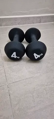 Pair of 4 kg Neoprene Dumbbells (Set of 2)
