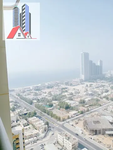 3 BHK Sea View For Rent In Ajman One Tower With Parking.