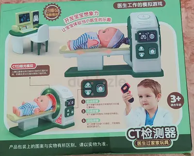 Toy CT Scanner Medical Playset with Baby Doll