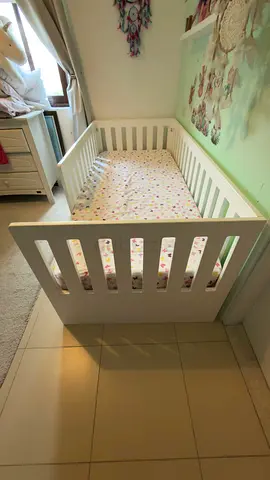 White Toddler Bed in Good Condition