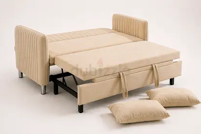 Sofa Bed | كنبة أنيقة تتحول إلى سرير – بحالة ممتازه وخالية من العيوب