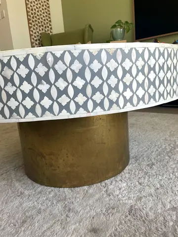 Bargain!! Bone inlay coffee table