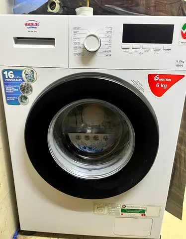 6 kg Front Load Washing Machine - Generaltec, Good Working Condition